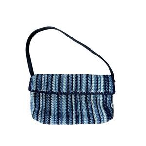 The Sak Knit Wristlet in‎ Blue Stripe